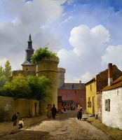 KS 2010 001
          <br/>
          Straatje in Huy, België
          <br/>
          <em>Schelfhout, Andreas (1787-1870)</em>